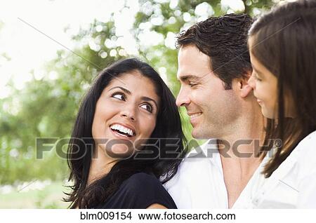Smiling mixed race family View Large Photo Image Picture - Smiling mixed race family. Fotosearch