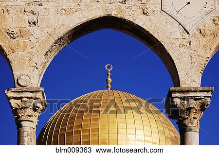 Stone arch and dome at Dome of the Rock View Large Photo Image Stock Image - Stone arch and dome at Dome of the Rock. Fotosearch