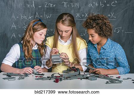Students building vehicle in science class View Large Photo Image Stock Photo - Students building vehicle in science class. Fotosearch