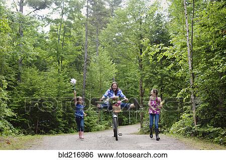 Three generations of Caucasian women walking on dirt road View Large Photo Image Stock Photograph - Three generations of Caucasian women walking on dirt road. Fotosearch