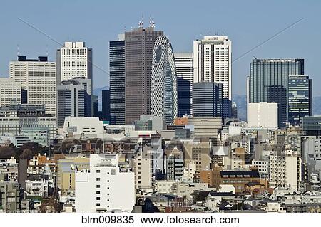 Tokyo skyline View Large Photo Image Stock Photography - Tokyo skyline. Fotosearch