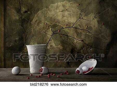 Vase and spilling plate with berries View Large Photo Image Stock Photograph - Vase and spilling plate with berries. Fotosearch