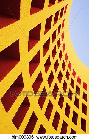 Windows in wall of curved, modern building View Large Photo Image Stock Photograph - Windows in wall of curved, modern building. Fotosearch