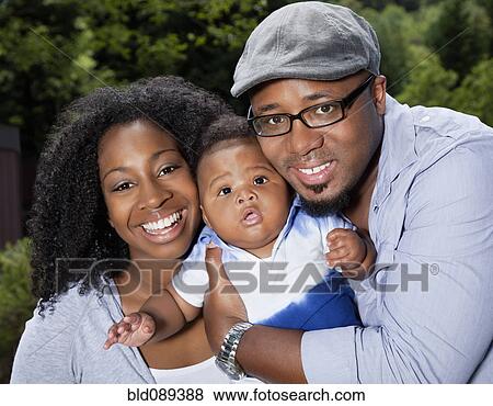 African American mother, father and baby son View Large Photo Image Stock Photo - African American mother, father and baby son. Fotosearch