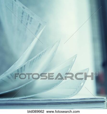 Close up of articulated computer paper View Large Photo Image Stock Image - Close up of articulated computer paper. Fotosearch