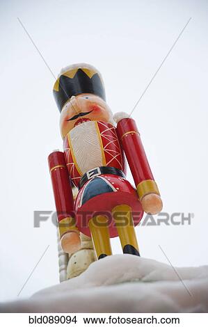 Picture - Close up of Christmas nutcracker toy. Fotosearch