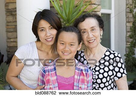 Smiling Chinese multi-generation family View Large Photo Image Stock Image - Smiling Chinese multi-generation family. Fotosearch