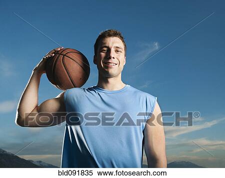 Caucasian man playing basketball View Large Photo Image Stock Photography - Caucasian man playing basketball. Fotosearch