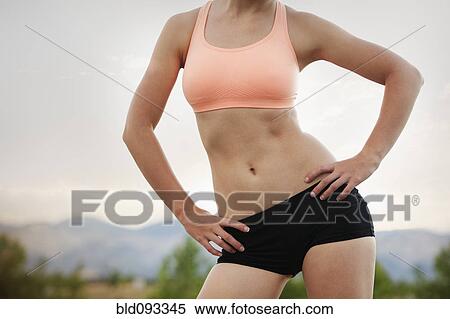 Caucasian woman in sportswear View Large Photo Image Stock Photography - Caucasian woman in sportswear. Fotosearch