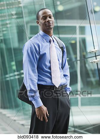 Serious Black businessman View Large Photo Image Stock Photo - Serious Black businessman. Fotosearch
