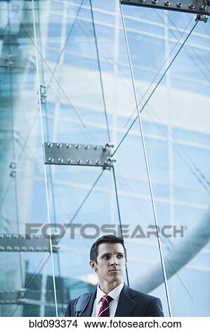 Picture - Serious Caucasian businessman. Fotosearch