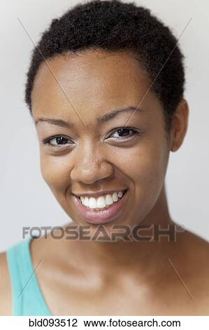 Smiling African American woman View Large Photo Image Stock Image - Smiling African American woman. Fotosearch