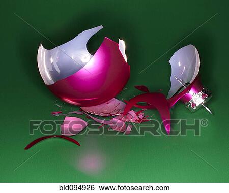 Broken Christmas ornament View Large Photo Image Stock Photograph - Broken Christmas ornament. Fotosearch
