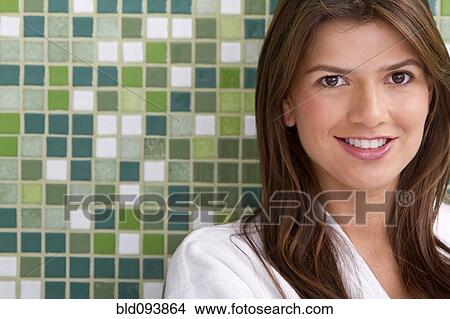 Picture - Smiling Hispanic woman. Fotosearch