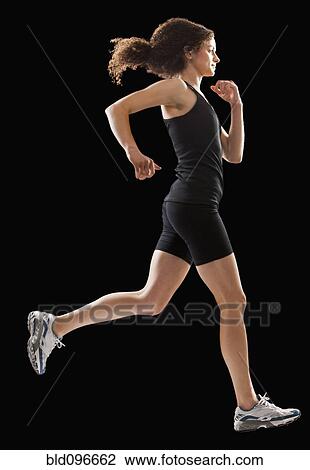 Caucasian woman running View Large Photo Image Stock Image - Caucasian woman running. Fotosearch