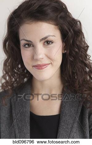 Stock Photograph - Smiling businesswoman. Fotosearch