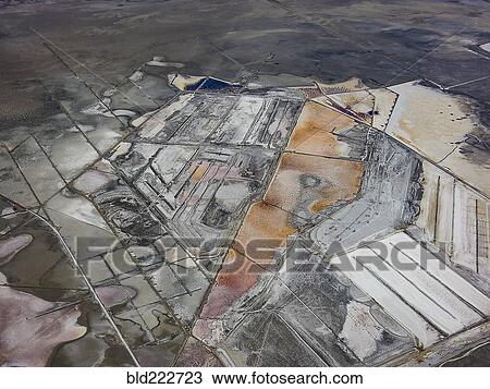Stock Image - "Aerial view of Mojave, California, United States, ". Fotosearch