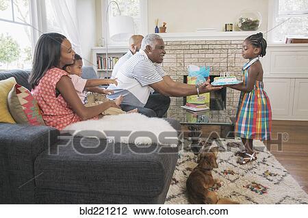 African American family celebrating birthday View Large Photo Image Stock Image - African American family celebrating birthday. Fotosearch