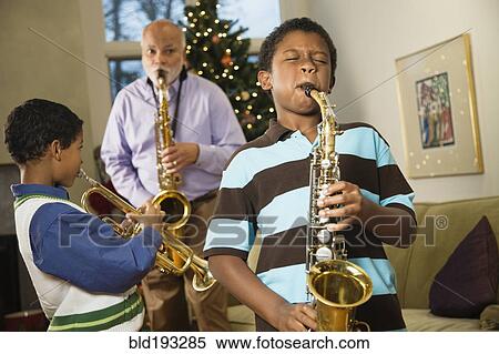 African American family playing musical instruments together View Large Photo Image Stock Photography - African American family playing musical instruments together. Fotosearch