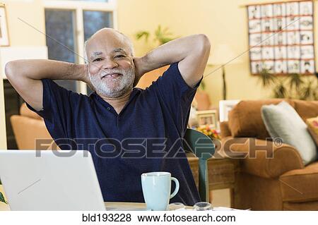 African American man with hands behind head View Large Photo Image Stock Photo - African American man with hands behind head. Fotosearch