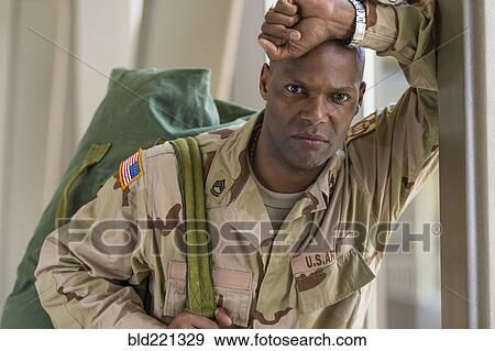 African American soldier carrying duffel bag View Large Photo Image Stock Photo - African American soldier carrying duffel bag. Fotosearch