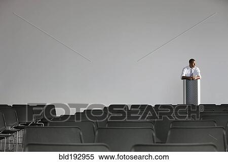 African businessman preparing for speech View Large Photo Image Stock Photography - African businessman preparing for speech. Fotosearch