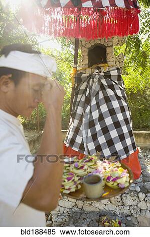 Asian man holding tray of flower petals View Large Photo Image Stock Photography - Asian man holding tray of flower petals. Fotosearch
