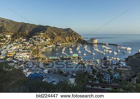 Boats in waterfront harbor View Large Photo Image Stock Photo - Boats in waterfront harbor. Fotosearch