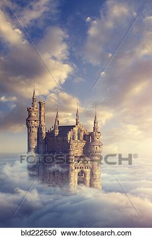 Castle above clouds View Large Photo Image Stock Image - Castle above clouds. Fotosearch