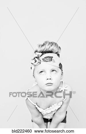 Girl in retro pin-up pose View Large Photo Image Stock Image - Girl in retro pin-up pose. Fotosearch