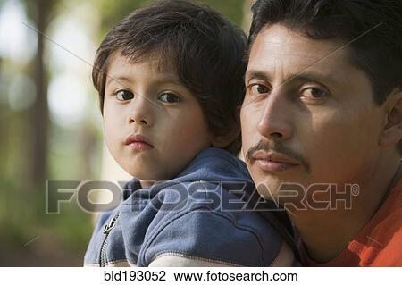 Hispanic father and son View Large Photo Image Stock Image - Hispanic father and son. Fotosearch