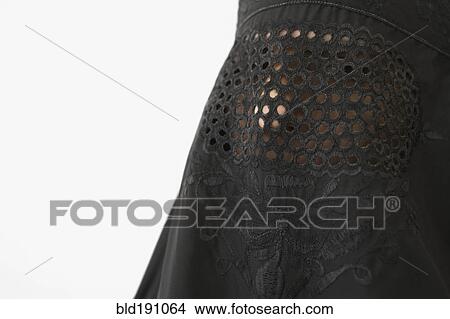 Picture - Middle Eastern woman in burka. Fotosearch