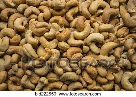 Stock Photo - Pile of cashews. Fotosearch