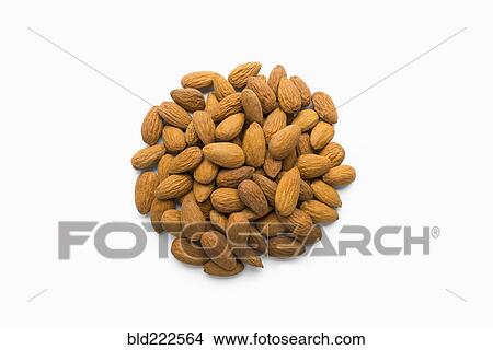 Picture - Pile of nuts in shape of a circle. Fotosearch