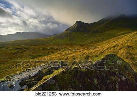 Rock formation on rural hillside View Large Photo Image Stock Image - Rock formation on rural hillside. Fotosearch