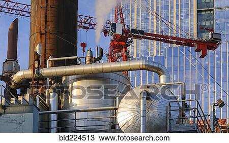 Steam from pipe near highrise View Large Photo Image Stock Image - Steam from pipe near highrise. Fotosearch