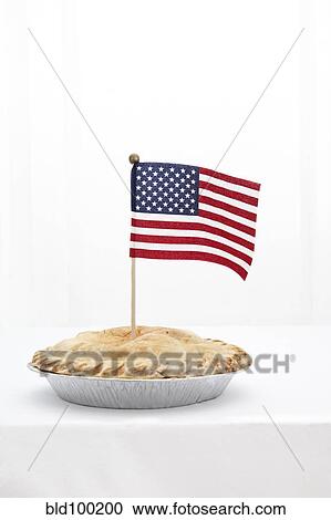 American flag in pie View Large Photo Image Stock Image - American flag in pie. Fotosearch