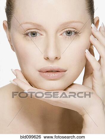 Beautiful Caucasian woman View Large Photo Image Stock Photograph - Beautiful Caucasian woman. Fotosearch