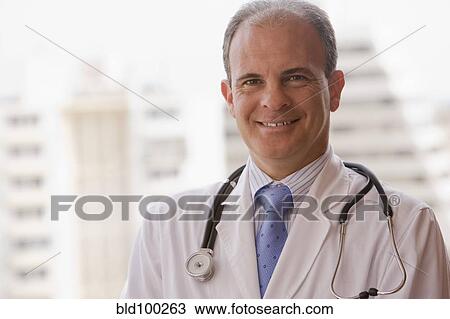 Smiling Chilean doctor View Large Photo Image Stock Image - Smiling Chilean doctor. Fotosearch