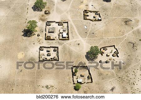 Aerial view of Spanish houses and fences View Large Photo Image Stock Photograph - Aerial view of Spanish houses and fences. Fotosearch