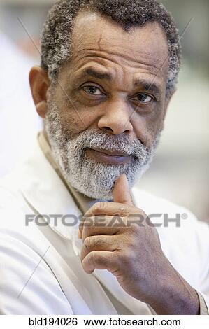 Stock Photograph - African American scientist. Fotosearch