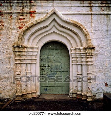 Picture - Arched doorway of Russian cathedral. Fotosearch