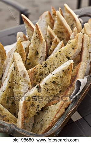 Bread slices in basket View Large Photo Image Stock Image - Bread slices in basket. Fotosearch