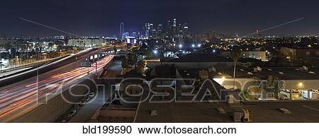 City and highway at night View Large Photo Image Stock Image - City and highway at night. Fotosearch