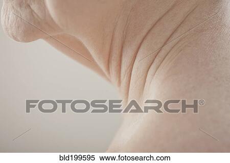 Close up of Caucasian woman's aging neck View Large Photo Image Stock Photography - Close up of Caucasian woman's aging neck. Fotosearch