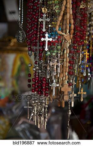 Stock Photo - Close up of rosaries. Fotosearch