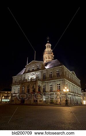 Stock Photo - Dutch historical landmark in plaza. Fotosearch