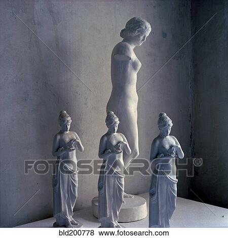 Stock Photo - Female statues. Fotosearch