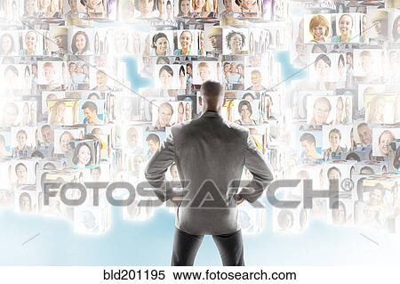 Images of business people floating in front of African American businessman View Large Photo Image Stock Photography - Images of business people floating in front of African American businessman. Fotosearch