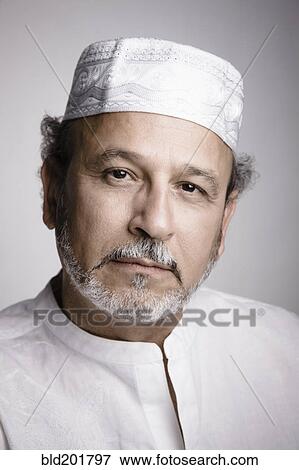 Stock Photo - Middle Eastern man in traditional clothing. Fotosearch